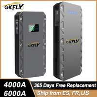 GKFLY Jump Starter Power Bank 4000A /6000A Portable Car Battery Starter For 12V Car Emergency Booster Starter Starting Device