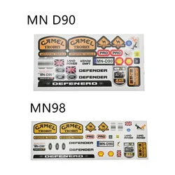 MN D90 MN98 MN99S MN86 WPL C14 C24 C24-1 B14 B24 B16 B36 1/12 1/16 RC Car Body Sticker