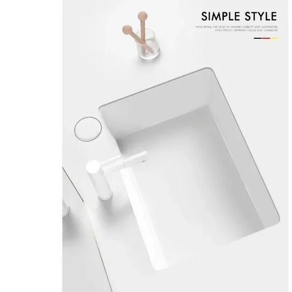 Bench under the basin Hidden side after launching Embedded wash basin Ceramic household