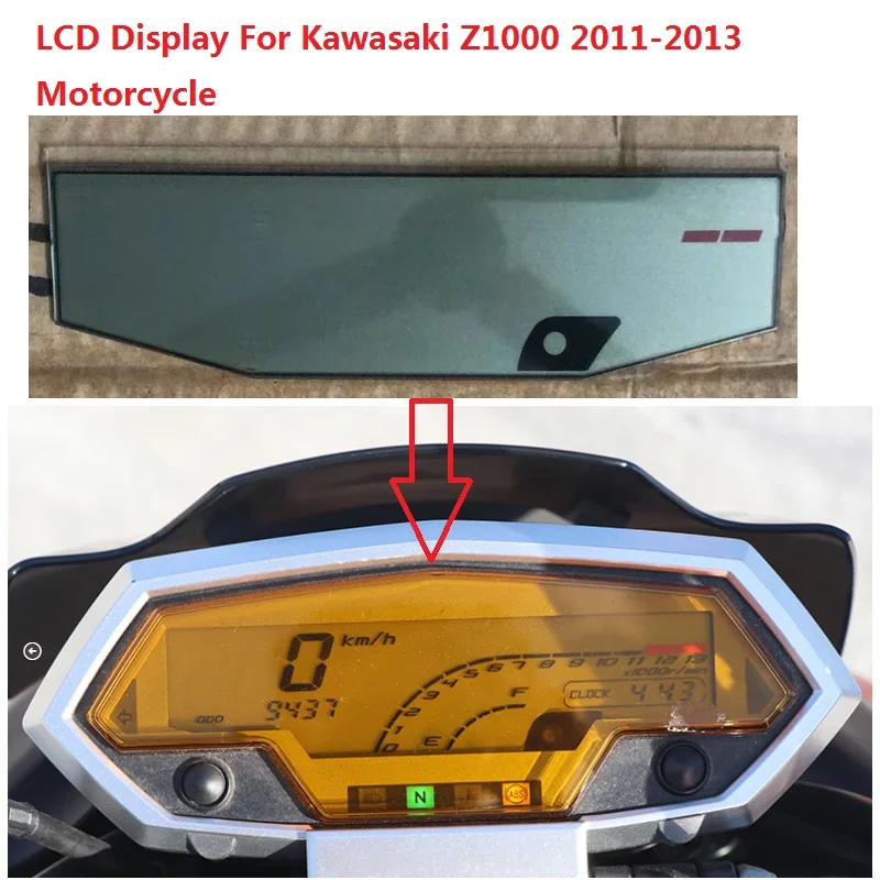 LCD Display For Kawasaki Z1000 2011-2013 Motorcycle Motorbike Dashboard Instrument