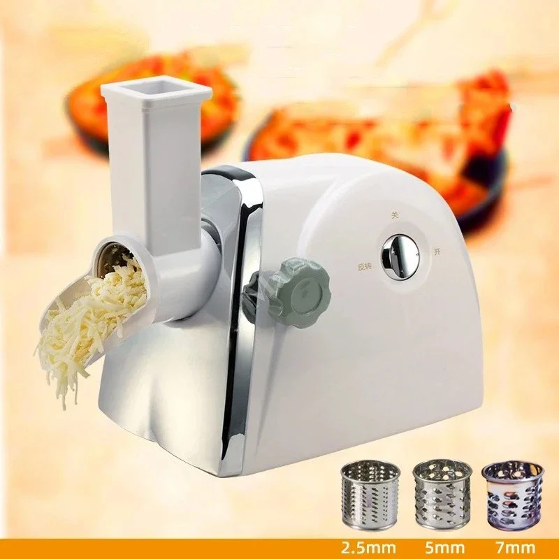 

Cheese Slicer Electric Commercial Automatic Shredder Cheese Grater Household Cheese Slicing Vegetable Shredding Machine