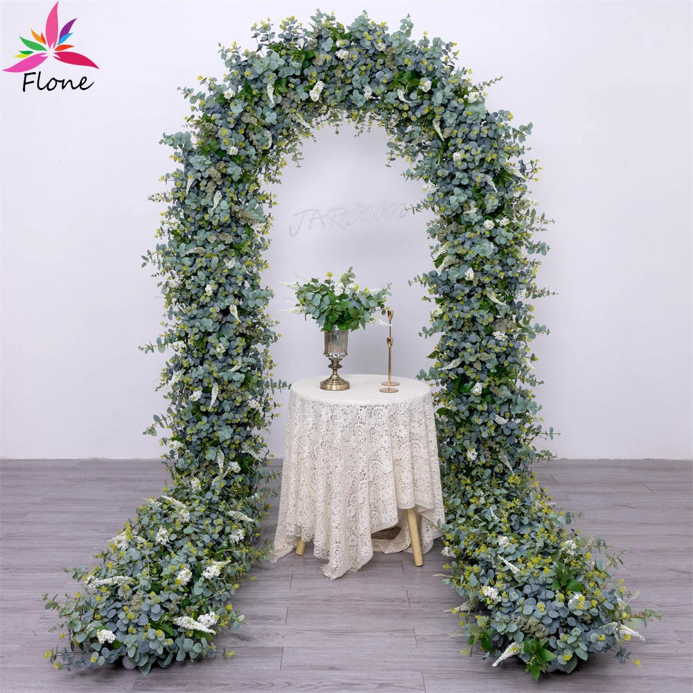 

1.5m Floral Arrangement Greenery Eucalyptus Flower Runner Wedding Party Event Backdrop Decoration Home Garden Decor