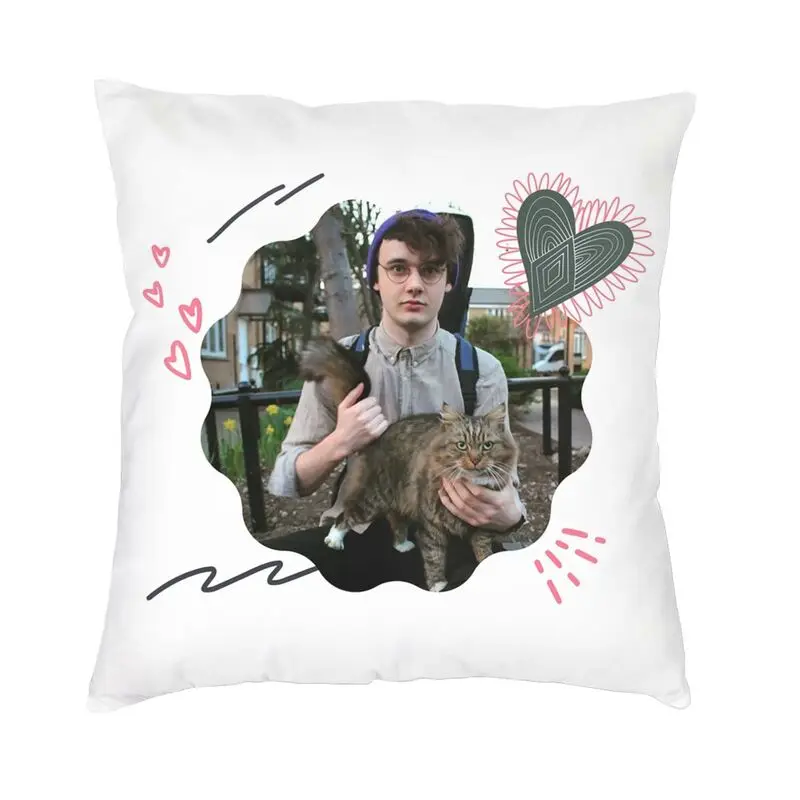 Modern Cute Wilbur Soot Cushion Cover for Sofa Velvet Internet Celebrity Throw Pillow Case Home Decor 3D Printing Pillowcase