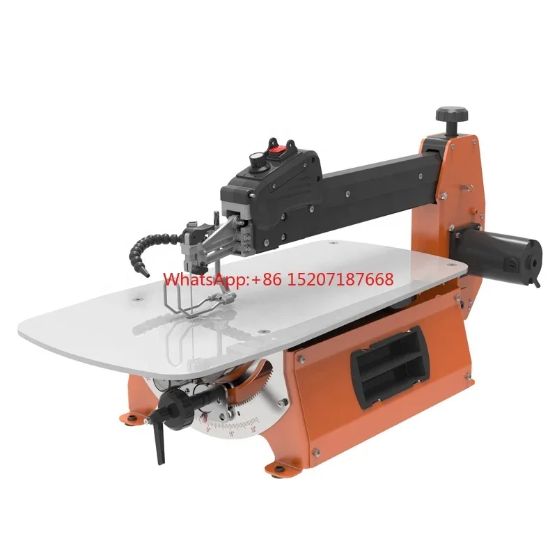 

22 inch table adjustable variable speed wood cutting machine scroll saw with dust blowers