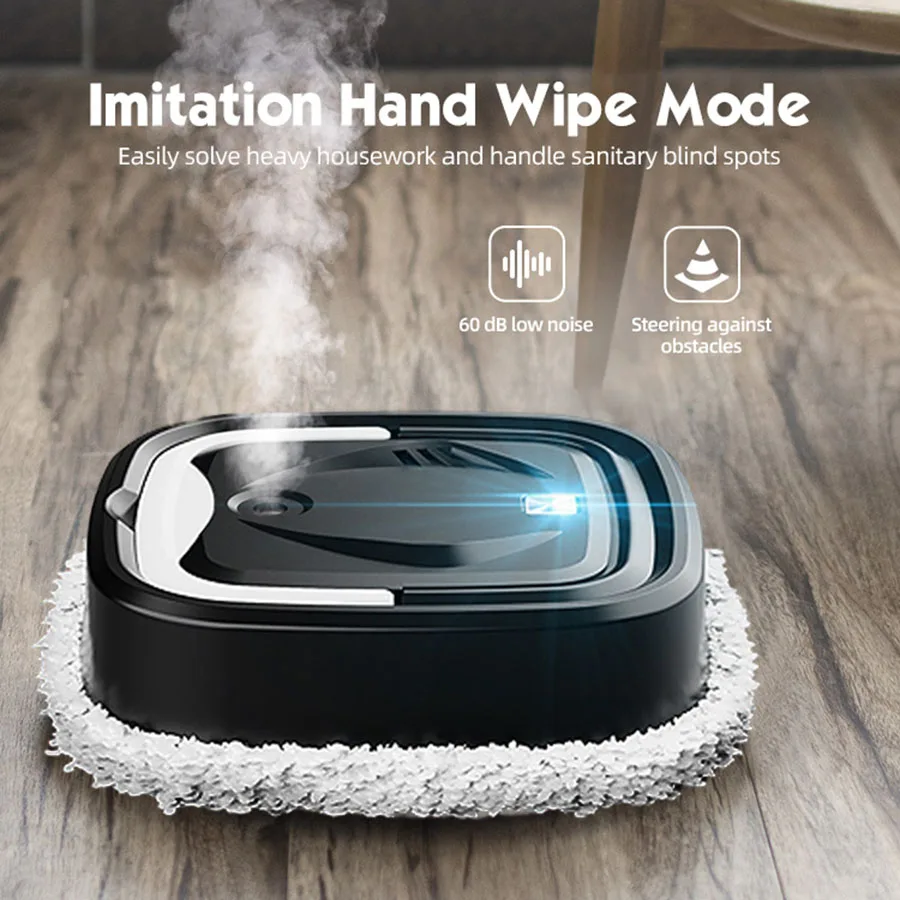 1pc Home Smart Cleaning Robot Vacuum And Self-charging Mop Combo, With Usb Charging Port - Pet Hair