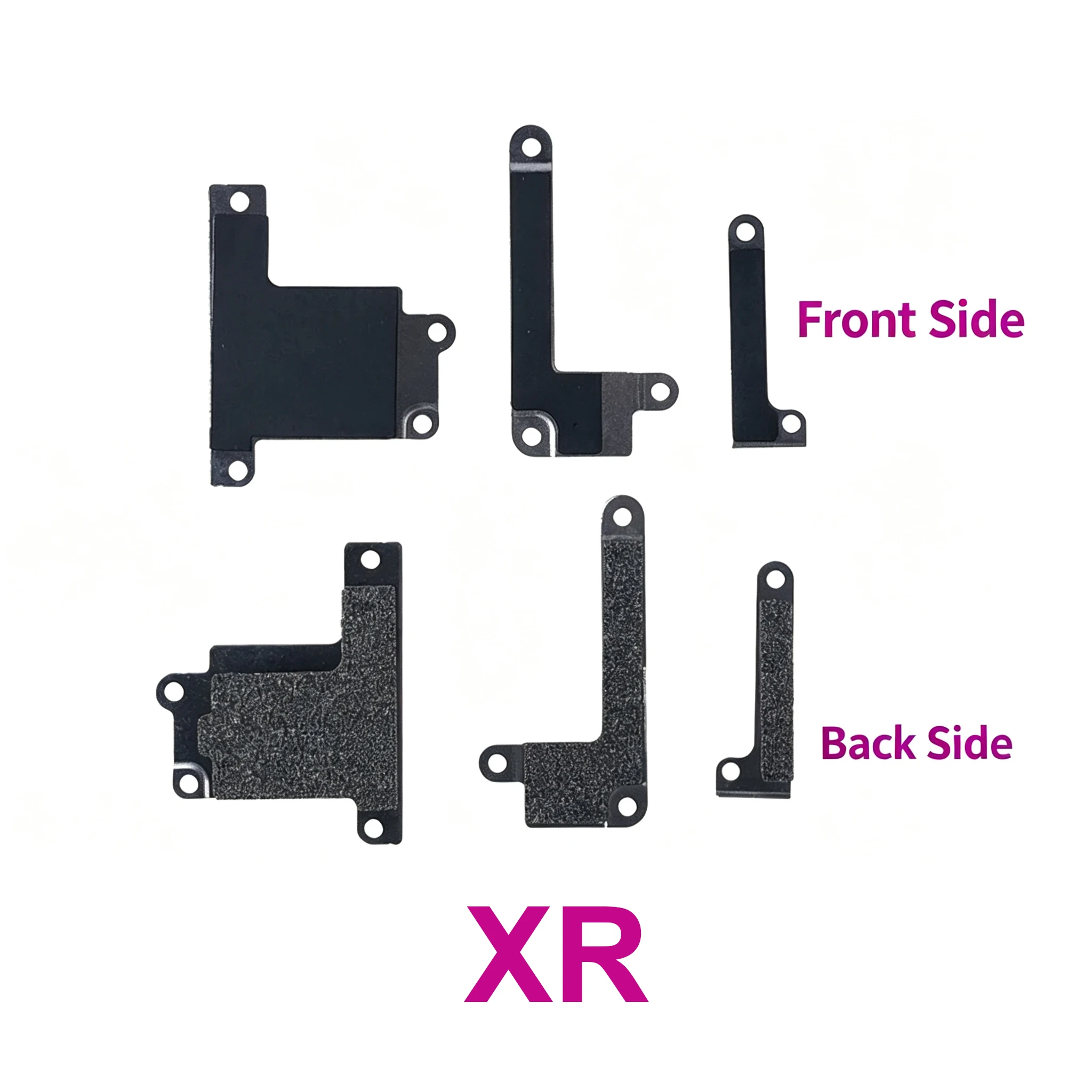 Battery Metal Plate Cover For iPhone X XS XSMax XR LED Screen Inner Brackets Clip FPC Replacement Repair Spare Parts