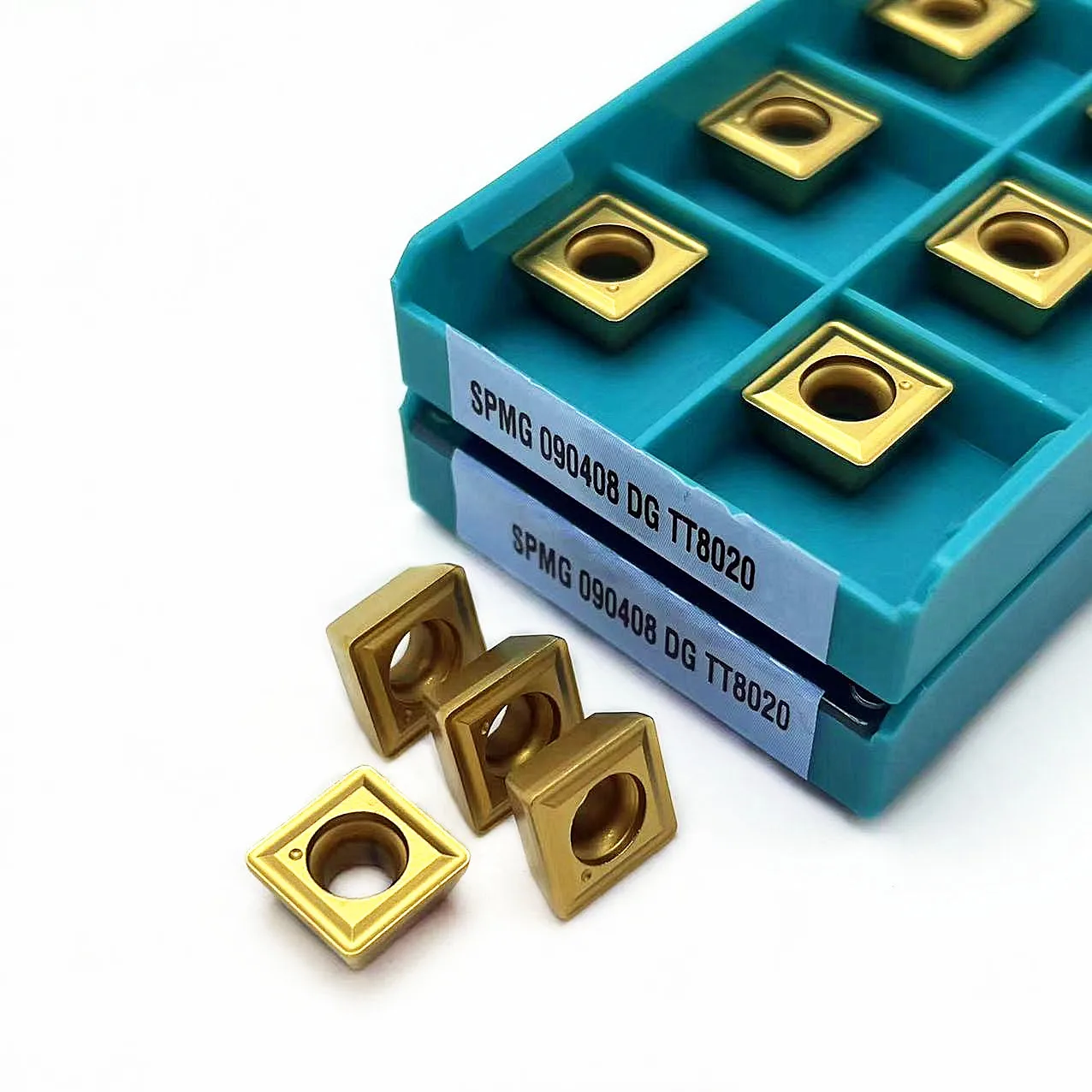 Inserti in metallo duro SPMG090408 DG TT9030 utensili per tornio CNC utensile per tornitura di fresatura SPMG090408 DG TT8020 U inserto per trapano SPMG090408 DG