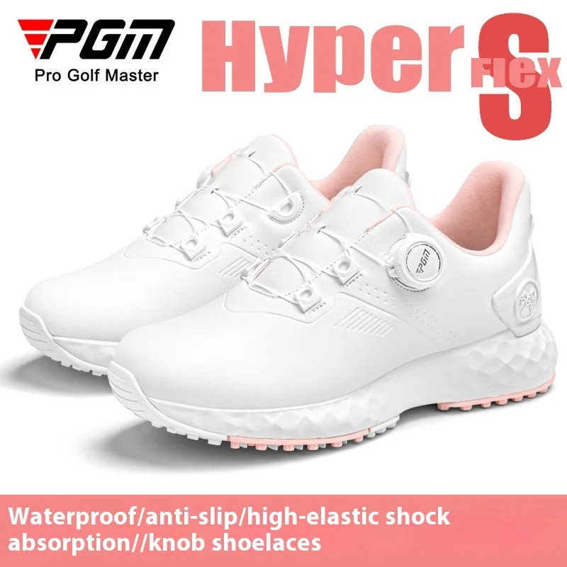

PGM XZ419 Golf Shoes Women's Summer Waterproof Women's Shoes Anti slip Sports Shoes Women's Height Increasing Shoes
