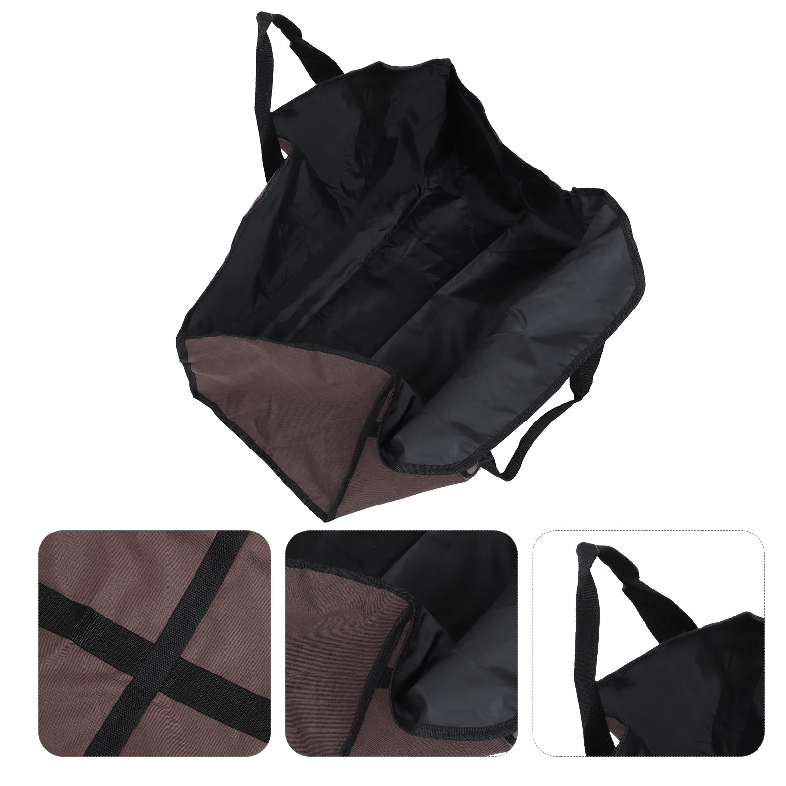 

1Pc Firewood Storage Bag Large Capacity Double Handle Firewood Tote Bag Log Carrier Wood Holder for Fireplace