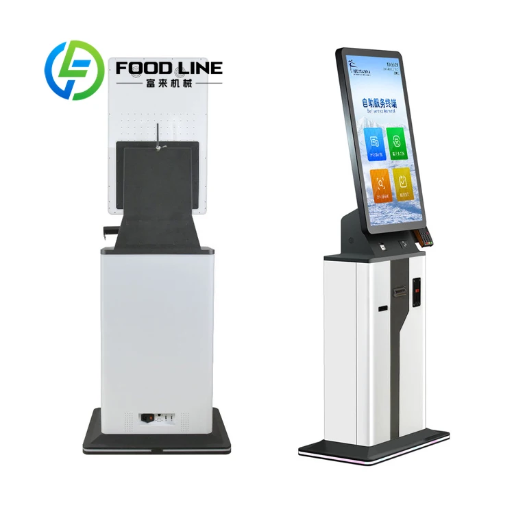 Customization Exchange Cash Payment Machine Self Service Checkout Kiosk Payment Kiosk With Printer Scanner And Camera