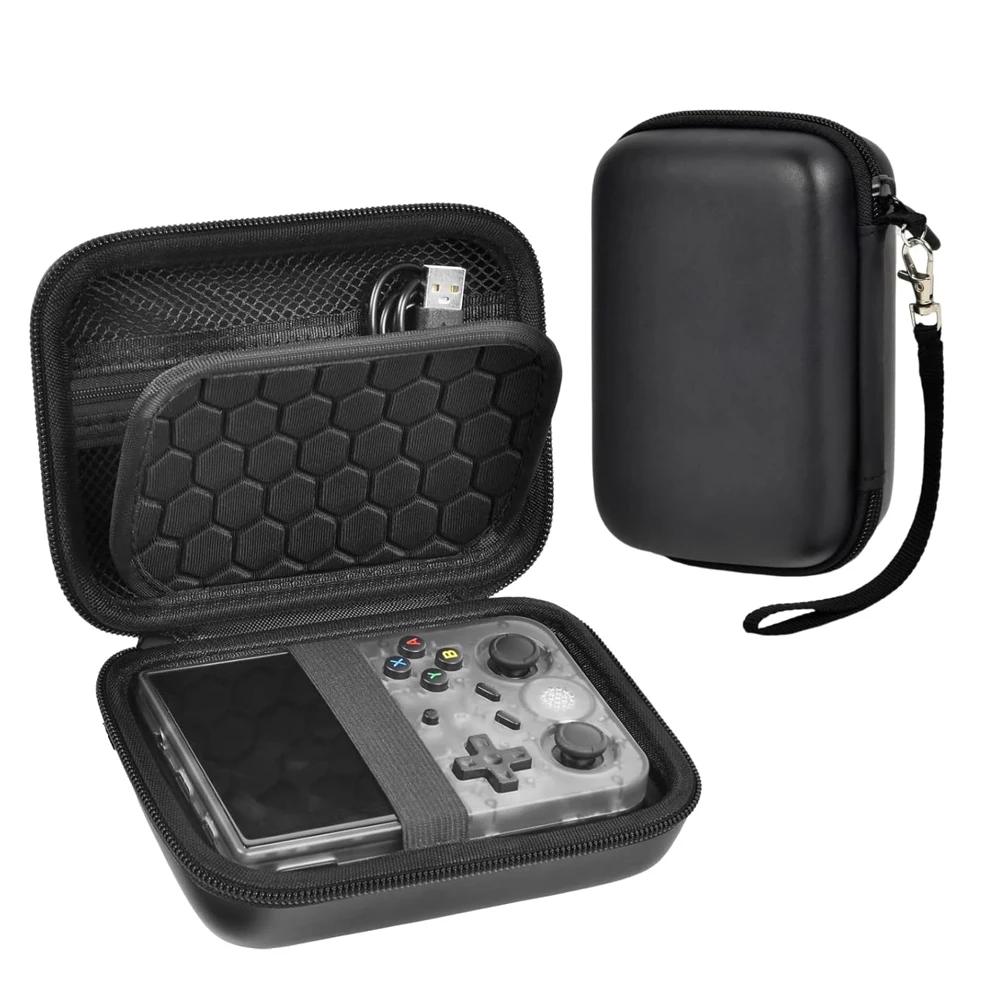 

Hard Carrying Case for Anbernic RG35XX RG353V RG353VS Handheld Game Console Portable Hard EVA Case Travel Storage Bag Accessorie