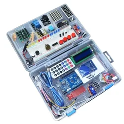 Zestaw startowy do zestawu edukacyjnego w wersji ulepszonej Arduino UNO R3 z elektronicznym zestawem do samodzielnego montażu w skrzynce detalicznej