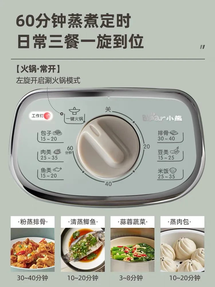 Navio elétrico do agregado familiar do navio elétrico da multi-função do urso três-camada grande-capacidade automático power-fora do navio 220v