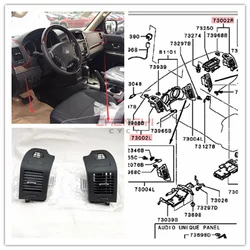 Air Conditioning Outlets At Both Sides Of The Instrument Panel For Pajero Montero V83W V85W V93W V97W V98W 8030A059XA 8030A060XA