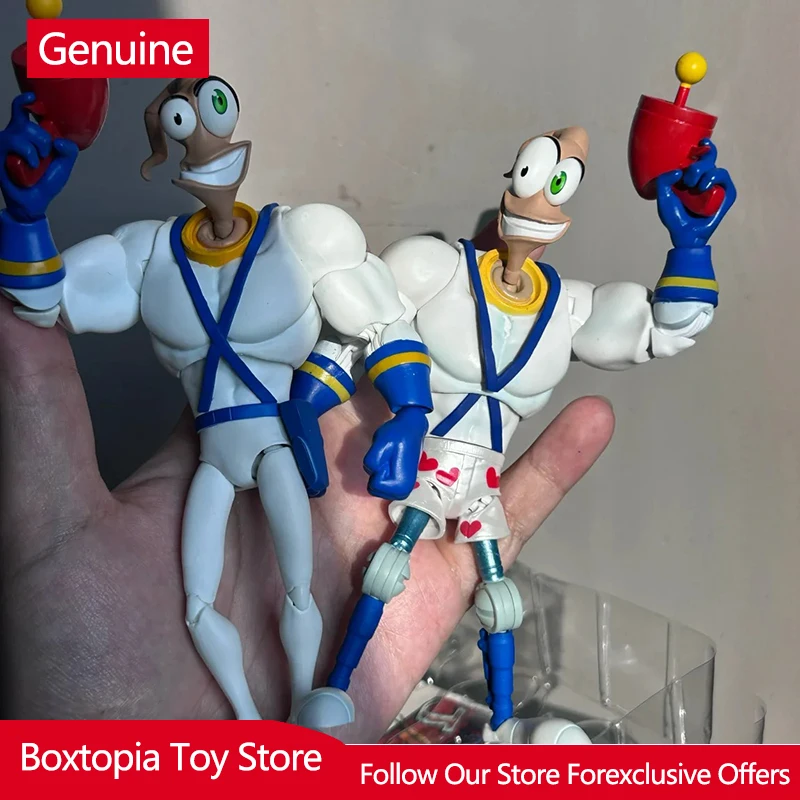 Nueva Figura de Acción Original Earthworm Jim 2.0 Pdna 1/12 Psy Crow Bob The Killer, Cuerpo de Gusano, Psy-Crow The Killer, Juguetes y Regalos