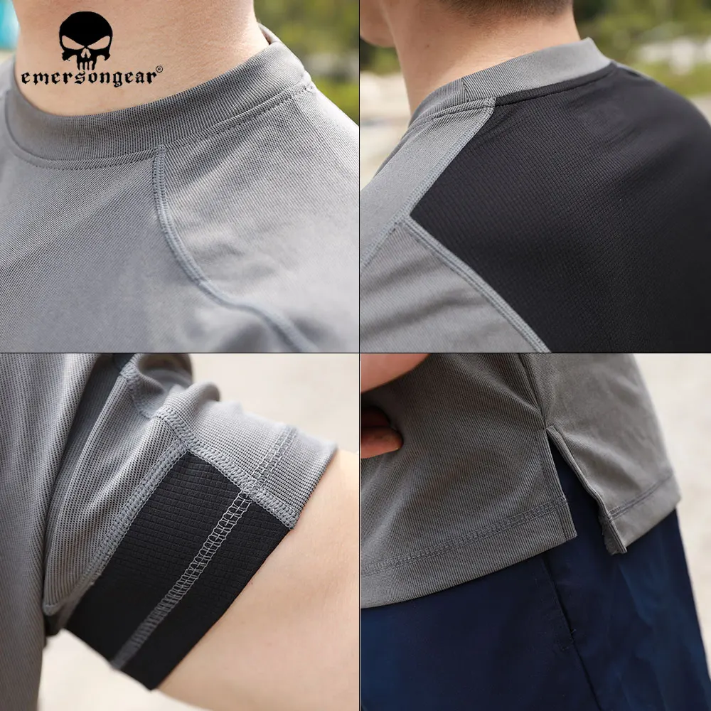 Emerson gear Blue Label taktische Kurzarm Mandrill Funktions hemden Outdoor Daily Sports T-Shirt Kampf Fitness emb9588 – Detail 6