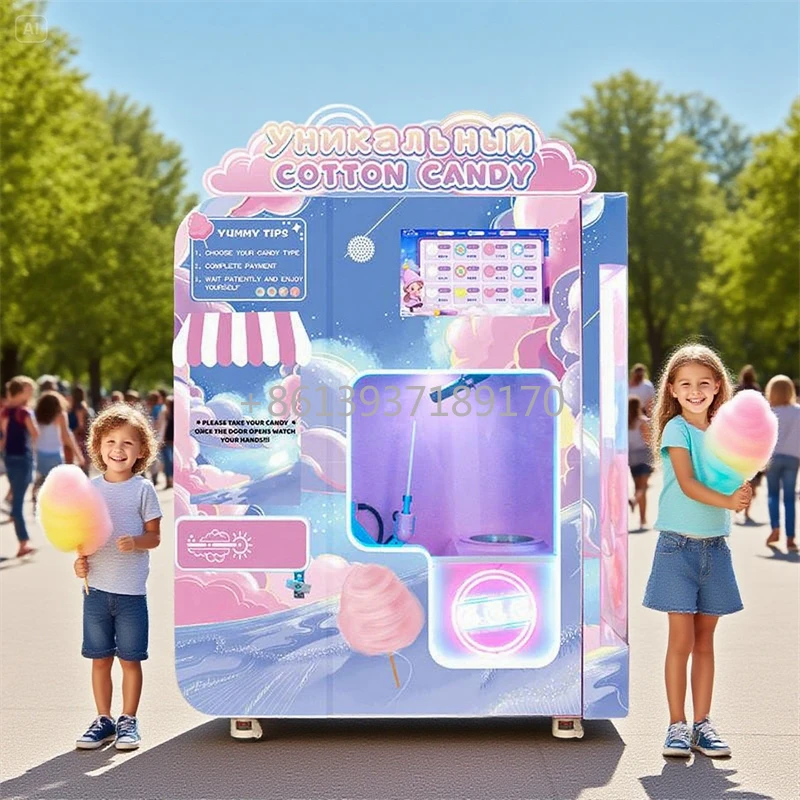 High Profit Make Money 144 Kind Patterns Sweet Cotton Candy Machine Commercial Maker