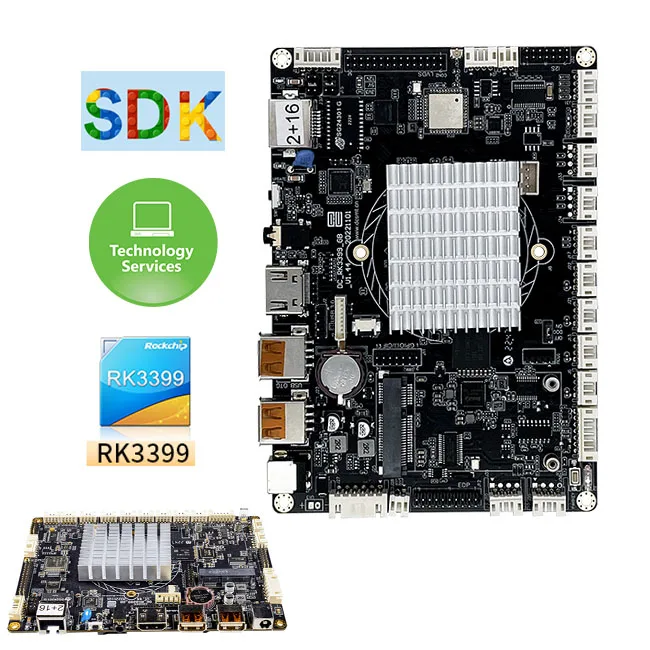 RK3399 Board Dual Core (Cortex-A72) Quad Core (Cortex-A53) For Face Recognition…