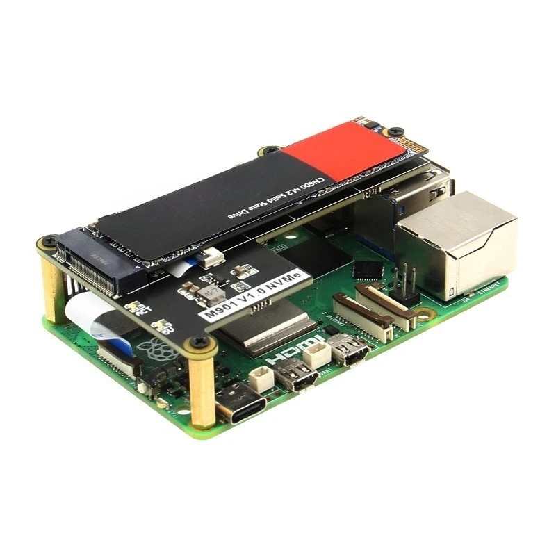 5PI5 dedicated PCIe to M.2 NVMe protocol M.2 SSD expansion board M901