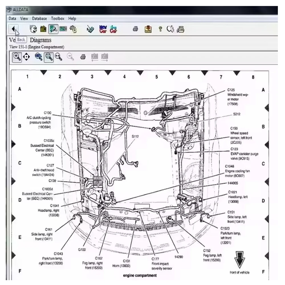 ALLDATA 10.53 Software de reparo automotivo - Ferramenta de diagnóstico de carro com diagramas de fiação para reparo de automóveis Venda quente
