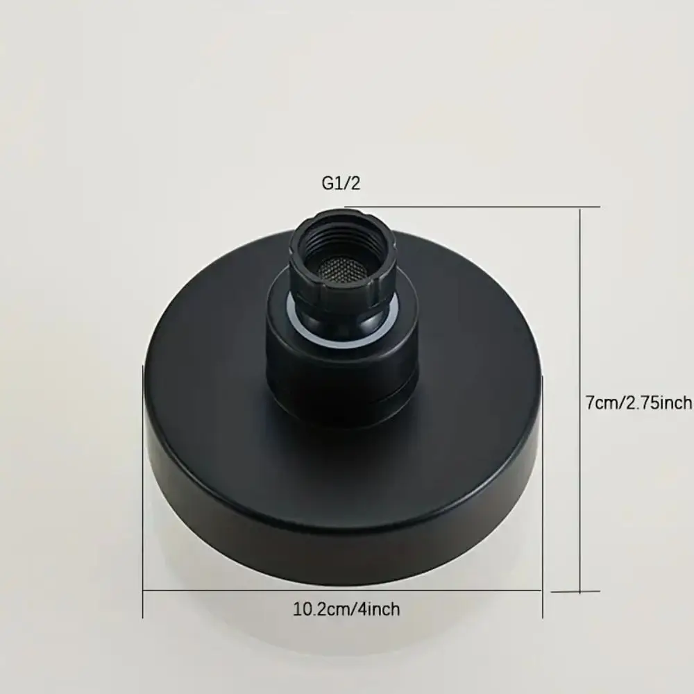 Modern High Pressure Rain Shower Head Adjustable Spray Anti-Clog Shower Head Water Saving Sprayer Head Shower Room
