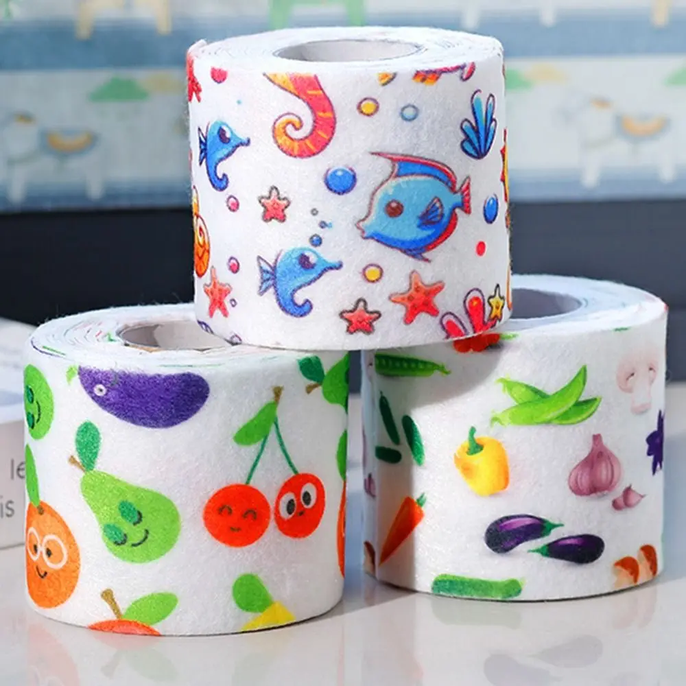 Nastro per lavello in tessuto non tessuto Nastro per mastice per WC impermeabile per cartoni animati Nastro sigillante per lavabo autoadesivo che assorbe l'umidità