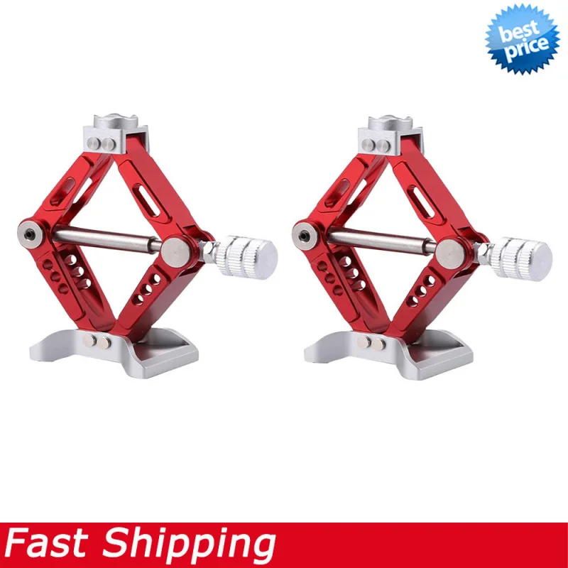 Adjustable Metal RC Crawler Jack Stand 6T Repair Tool for 1/10 Traxxas TRX4 SCX10 90046 90027 RC4WD D90 TF2 Decoration Parts