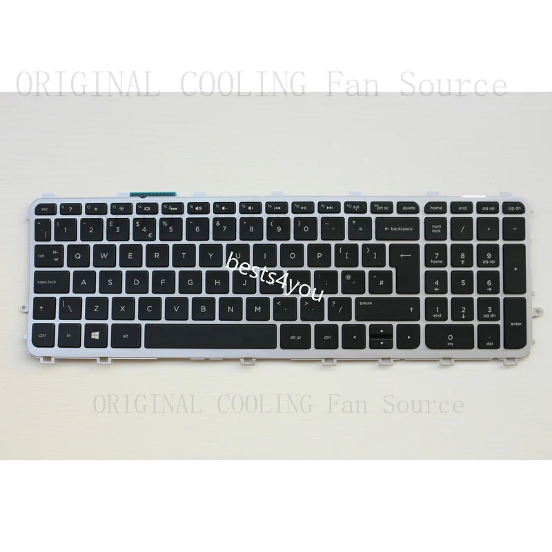 R+  NEW FOR HP ENVY Touchsmart 15-J 15-J000 UK Backlit Keyboard 711505-031 720244-031