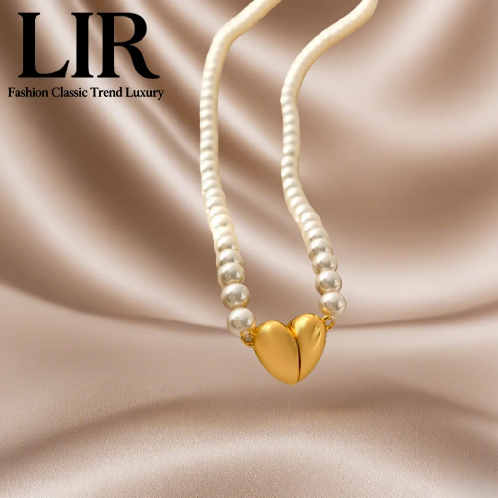 

LIR 2025 New Pearl Necklace: Magnetic Love Pendant, Elegance - Boosting, Timeless Color Combo, Women’s Jewelry