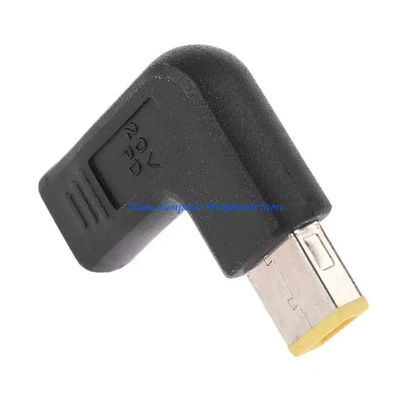 F68C Type-C Female to Square for DC Male Connector Adapter Connector for Think