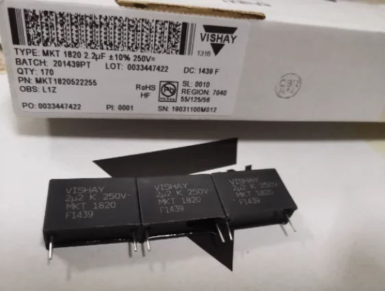 

20PCS/LOT original VISHAY-ERO MKT1820522255 2.2UF 250V Thin film capacitors P=22MM 26.5X10.5X18.5mm free shipping