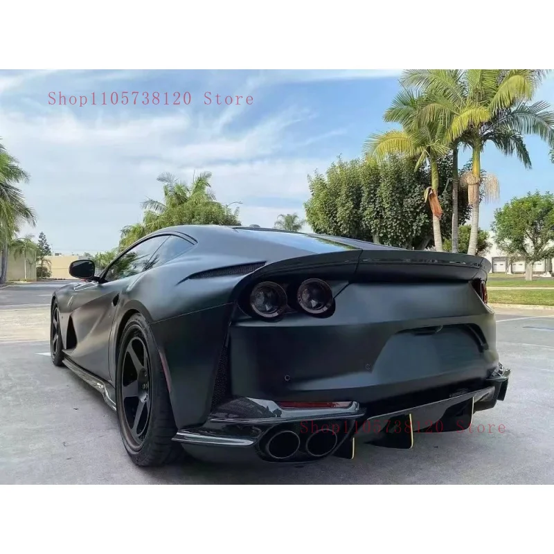 Factory Hot Selling High Quality GT Style Carbon Fiber Rear Spoiler Sport Coupe 4