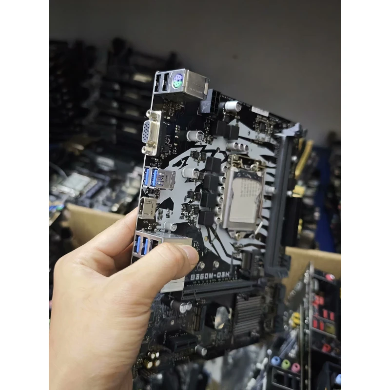 Used Original Pull mATX Motherboard for ASUS B360M-D3H LGA1151 B360 DDR4 HDMI DVI M.2 USB3.0 8/9 Gen Intel CPU