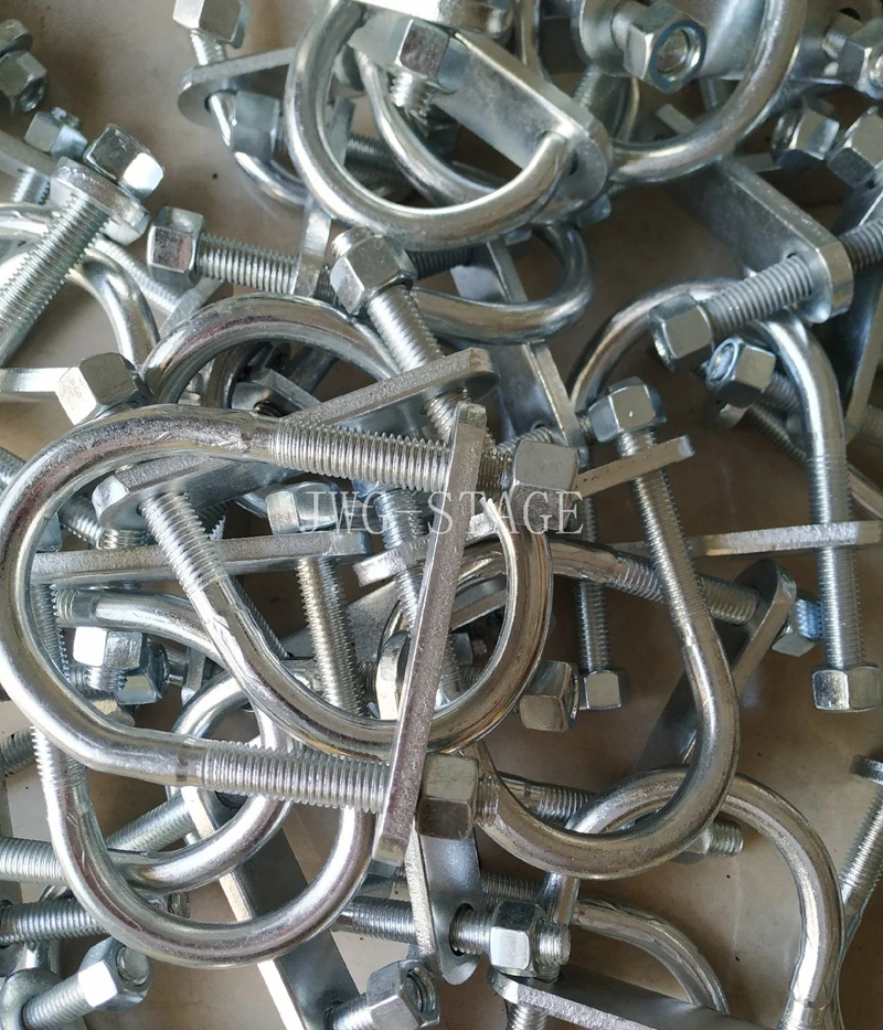 4pcs/lot 73 x130x 22 Lighting Truss Frame U-Shaped Screw~Large Truss Bolt m14  Wrench With Enlarged Thickened Washer Nut