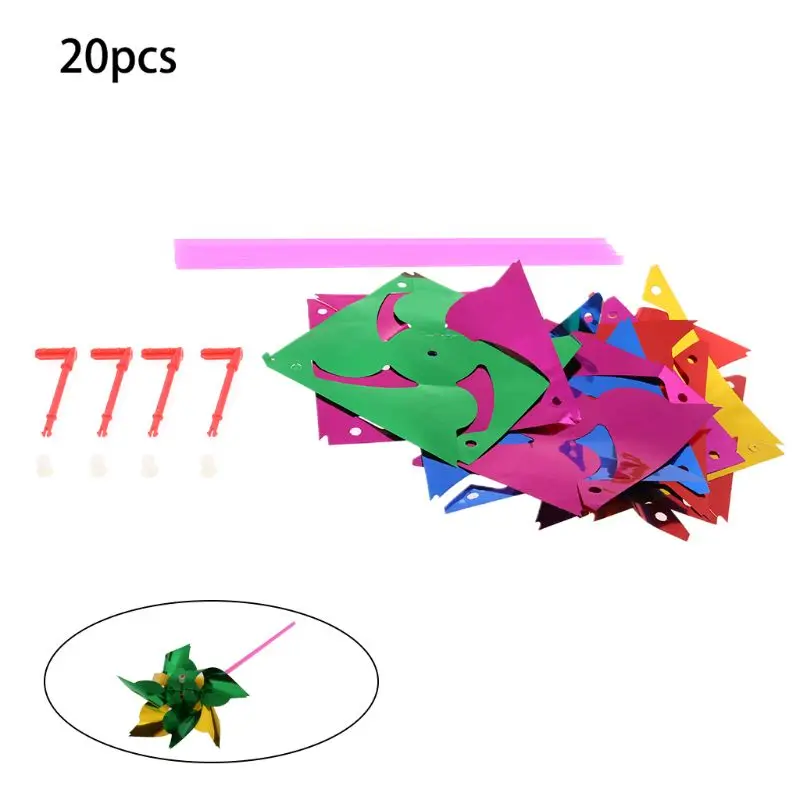 para criativo diy moinho material jardim pinwheels girando pinos rodas meninas favor artesanato kits festa ar p