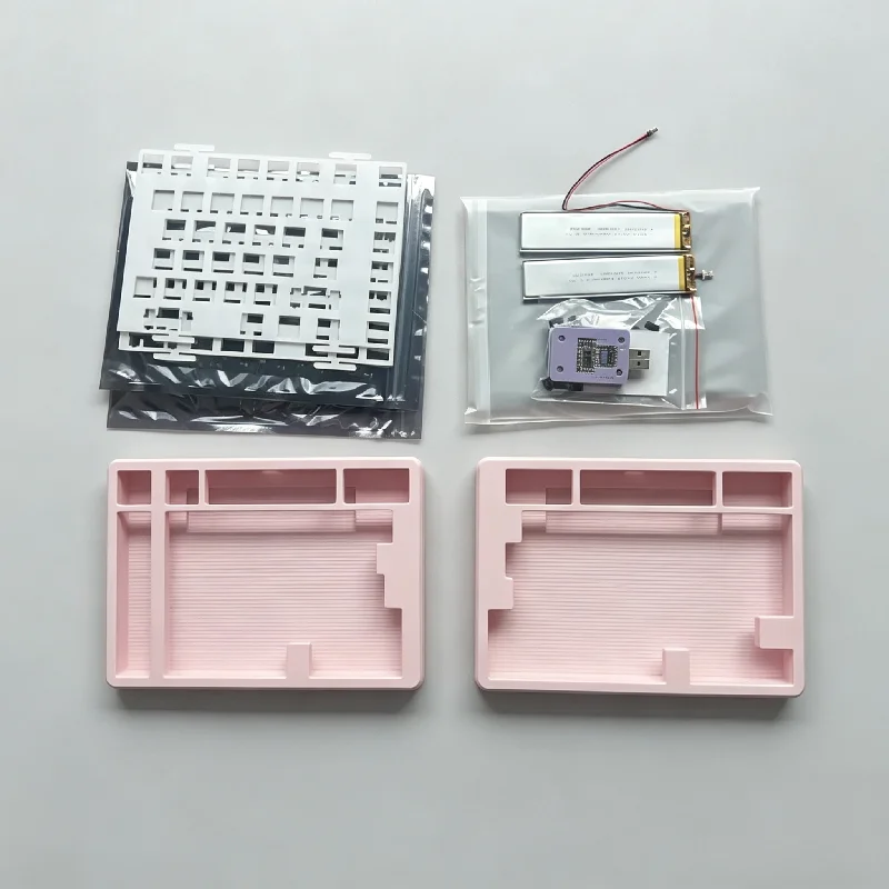 75key 2.4G Wireless Split Mechanical Keyboard Customized Diy Kit 3d Print Case Mx Hot Pluggable Portable Travel Office