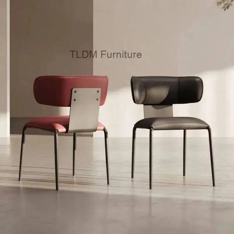 كرسي جزيرة الطعام كرسي الطعام الإيطالي نمط المعيشة غرفة المنزل كرسي مسند الظهر كراسي فاخرة كراسي غرفة نوم الترفيه