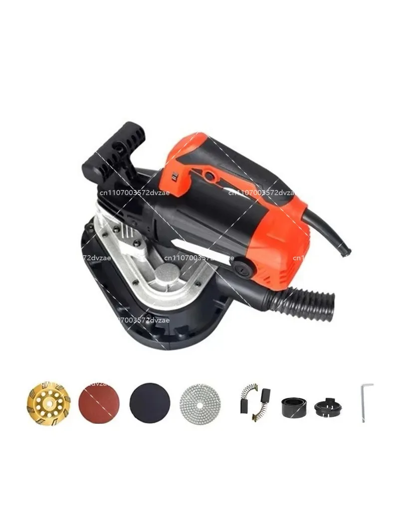 Industrial Concrete Floor Grinder Polishing Machine Dust-Free Planer Cement Surface Prep Tool