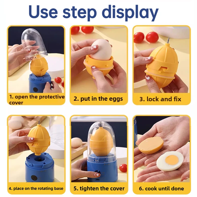 1pc Fully Automatic Wireless Egg Yolk and Egg White Mixer, Rechargeable Baby Food with Balanced Nutrition, Kitchen Cooking Tools
