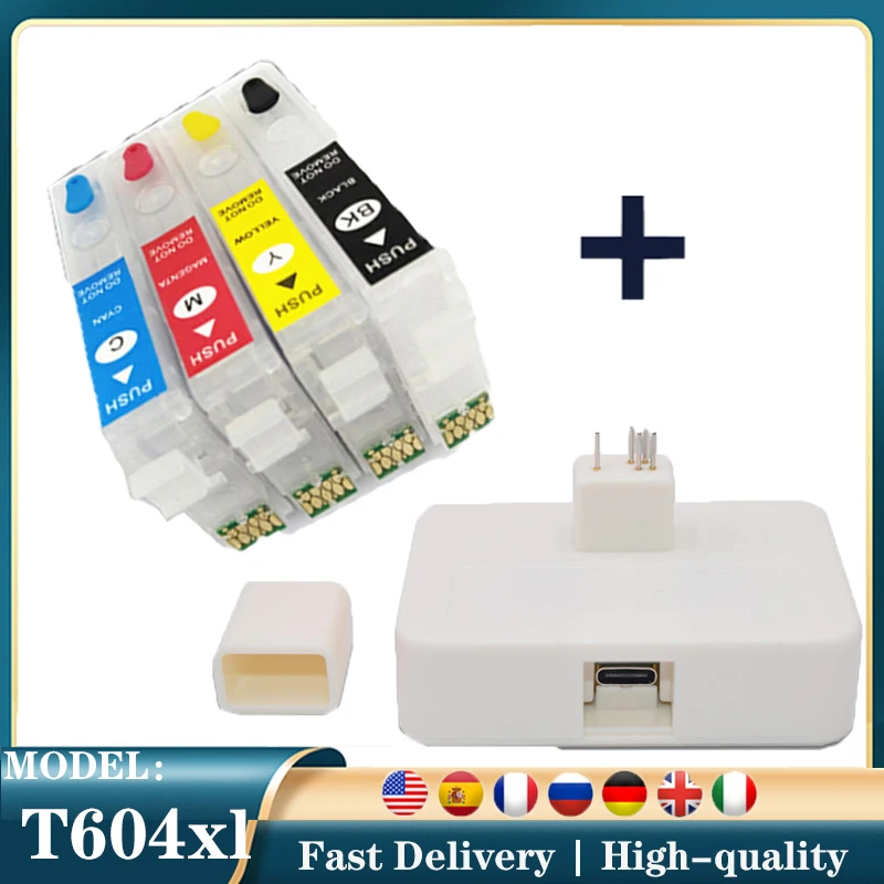 604 604XL T604 T604XL Wkład atramentowy do Epson XP-2200 2205 3200 3205 4200 4205 WF-2910 2930 2935 2950 Europa