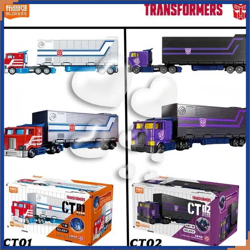 Genuine BLOKEES Transformers SG Optimus Prime CT01 CT02 1:64 Deformation Robot Car Action Figure Collectible Diecast Toy Gift