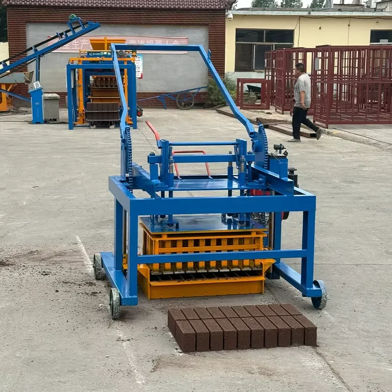 QMY4-45 Laying Brick Machine Mobile Cement Concrete Hollow Block Making Machine Price 2500 Pcs/8H