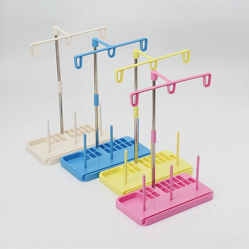 Hot 2Pcs Thread Holders,Thread Organizer For Embroidery And Sewing Machines,Thread Rack For 3 Spools Of Thread