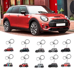 Universal For Mini Cooper Accessories F55 F56 R55 R56 R60 For Car Creative Keychains Luxury Key Ring Key Holder Auto Decoration