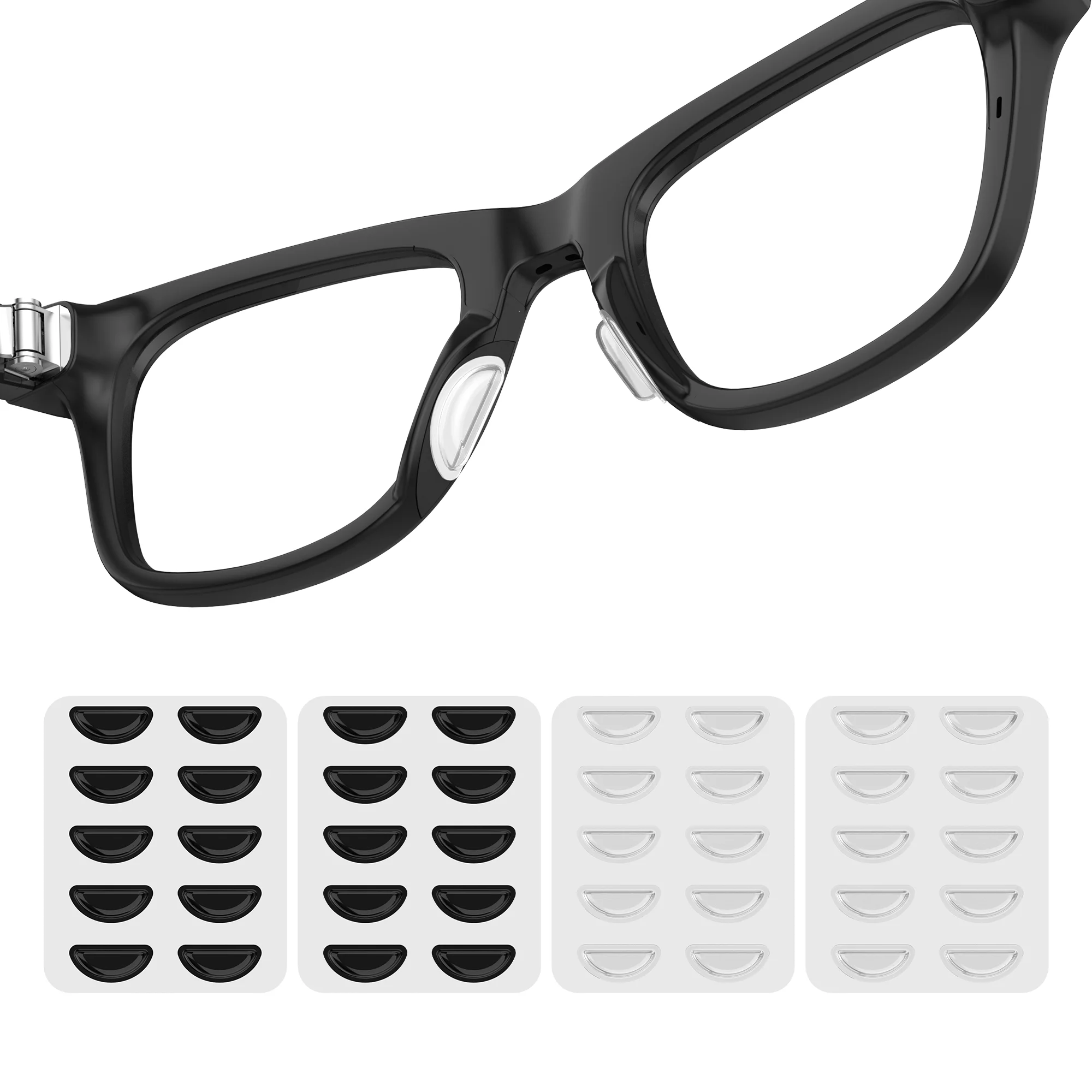 HIBLOKS Nose Pad Sticker For Ray-Ban Meta Wayfarer/Skyler/Headliner/Blayzer/Scriber/Dispaly/Oakley Meta HSTN Smart Glasses