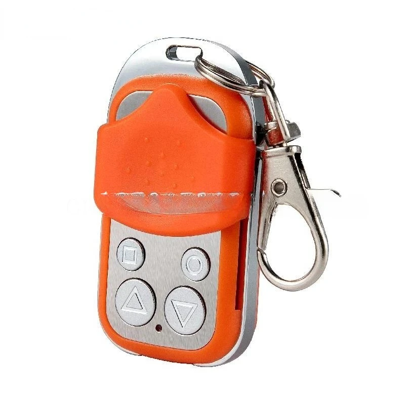 4 Button Clone Code Car Key Orange/Black Wireless Waterproof Garage Door Opener Replicator VEVOR Car Door Remote Control