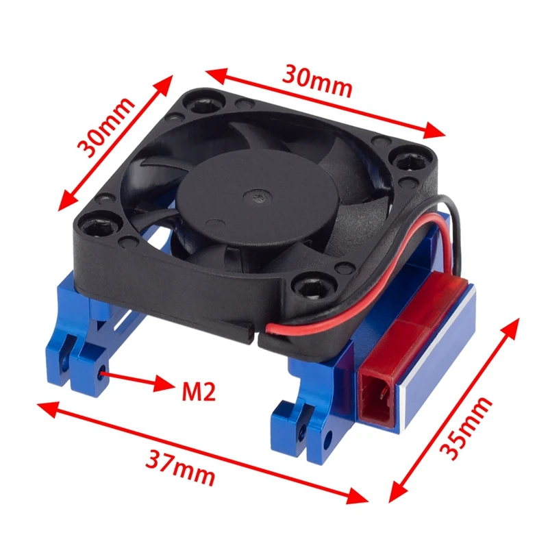 Metal velineon esc VXL-3 vxl 3s ventilador de refrigeração do dissipador de calor para traxxas bandit ferrugem stampede slash 2wd/4x4 vxl peças