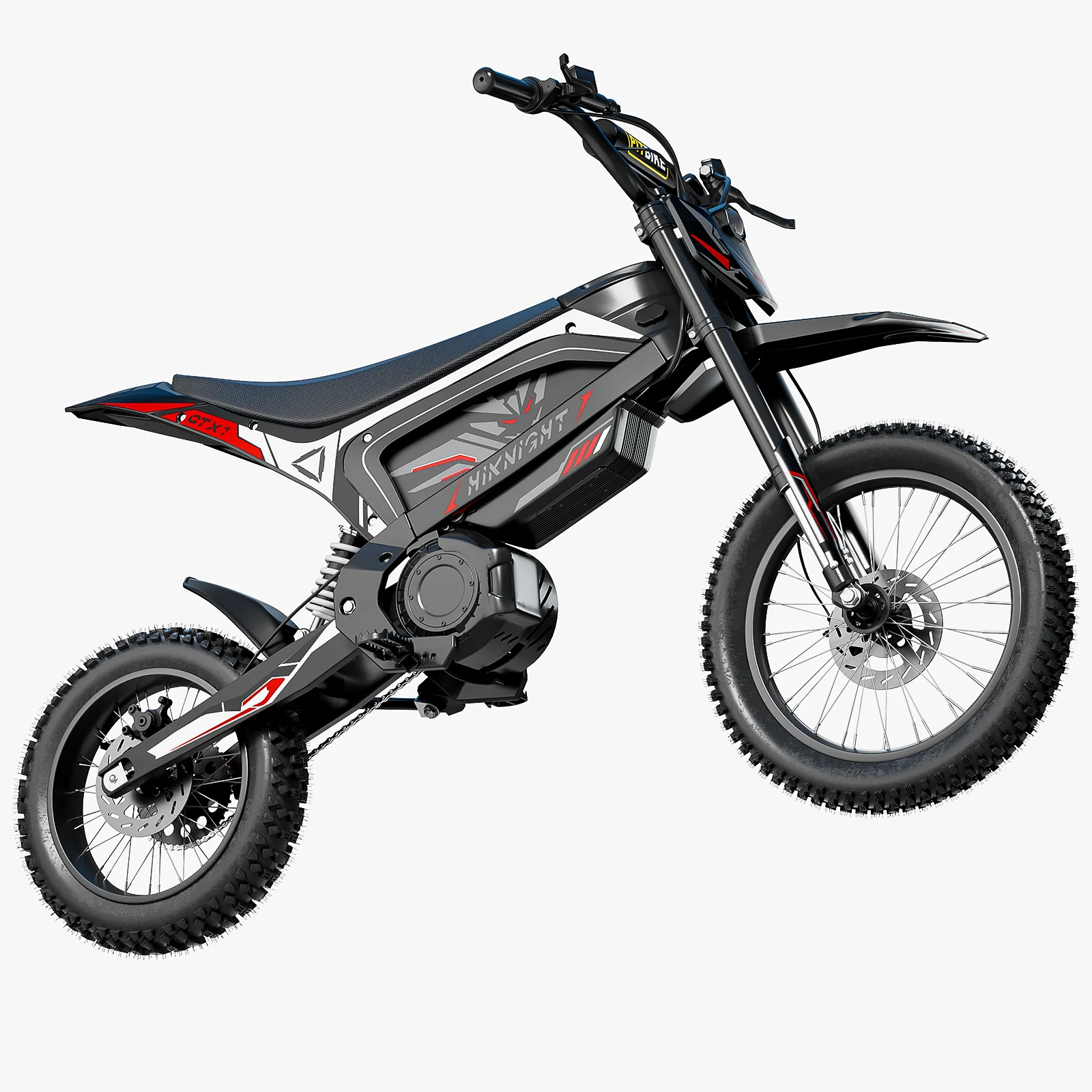 HiKNiGHT GTX2/GTX1 5000W/4000W Teenage Off-Road Electric Motorcycle with a 45 Mile Long Range, Waterproof Aluminum Alloy Frame, Mountain Beach, All Terrain. Fully Shock-Absorbing Electric Bicycle. Fully Shock-Absorbing Frame