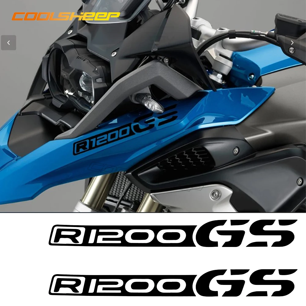 Pegatinas impermeables para motocicleta BMW R1200GS, calcomanía de carenado frontal, accesorios de Motocross R1200 R R1200 GS 1200GS Adventure GS