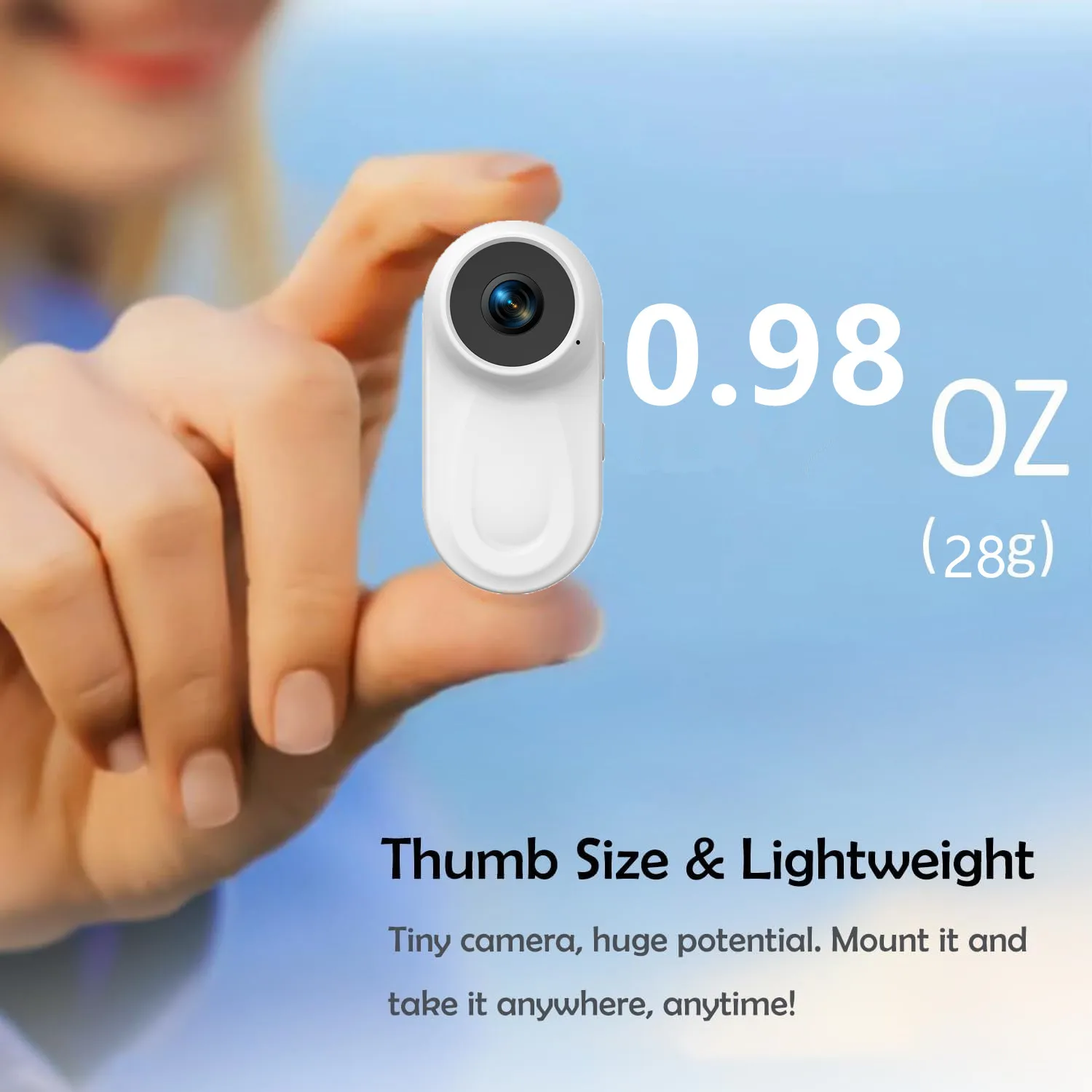 1080P HD Mini WiFi Pet Collar Camera Portable Sports Vlogging Bodycam Magnetic Video Recorder Cats Dogs Microphone POV Camera